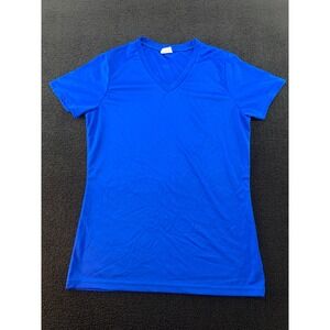 Augusta Sportswear Ladies V-Neck T-Shirt Royal Blue Athletic Fit Size‎ M